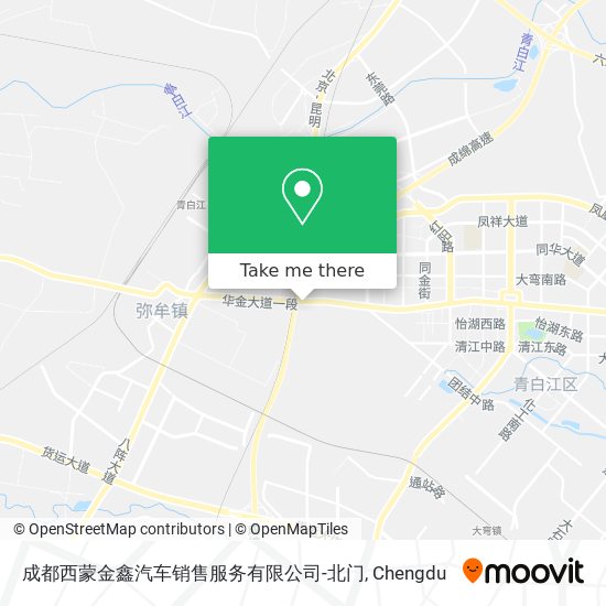 成都西蒙金鑫汽车销售服务有限公司-北门 map