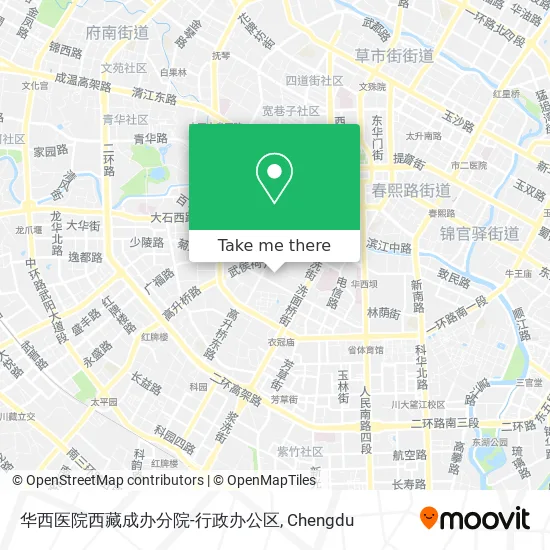 华西医院西藏成办分院-行政办公区 map