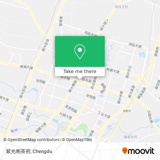 紫光阁茶府 map