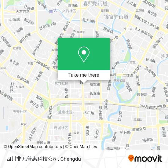 四川非凡普惠科技公司 map