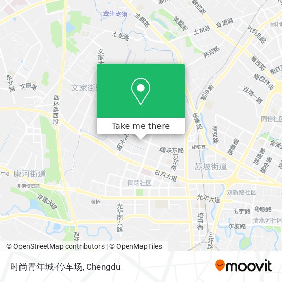 时尚青年城-停车场 map