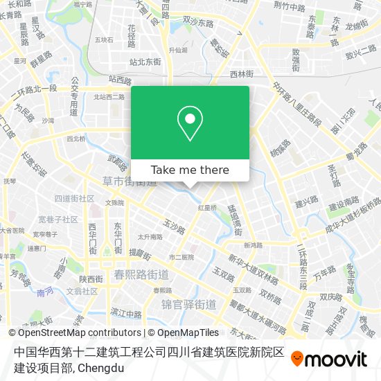 中国华西第十二建筑工程公司四川省建筑医院新院区建设项目部 map