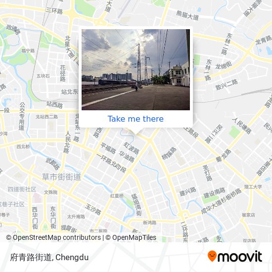 府青路街道 map