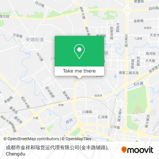 成都市金祥和瑞货运代理有限公司(金丰路辅路) map