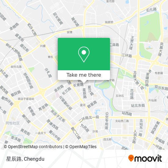 星辰路 map