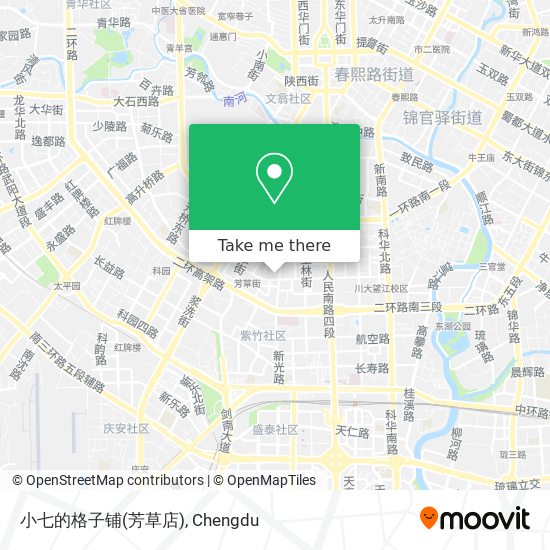 小七的格子铺(芳草店) map