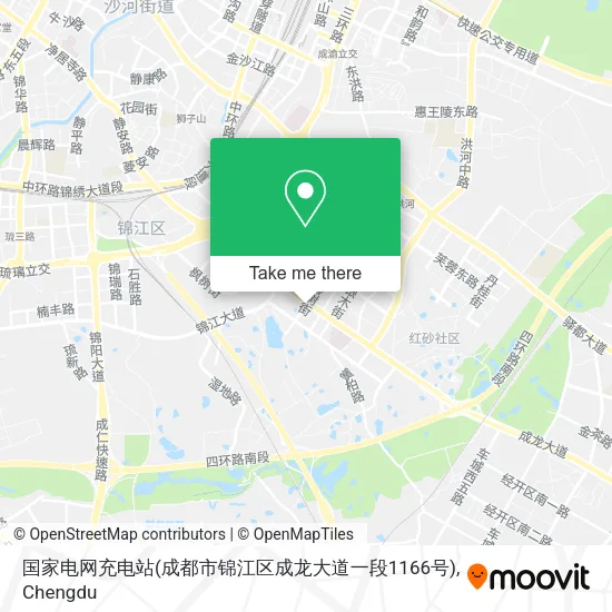国家电网充电站(成都市锦江区成龙大道一段1166号) map
