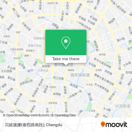 贝妮黛娜(春熙路南段) map