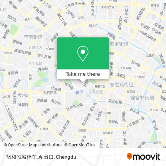 旭和倾城停车场-出口 map