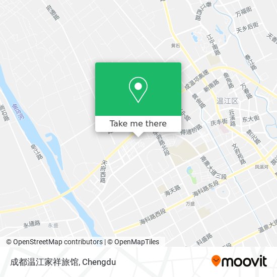 成都温江家祥旅馆 map
