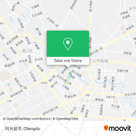 同兴超市 map
