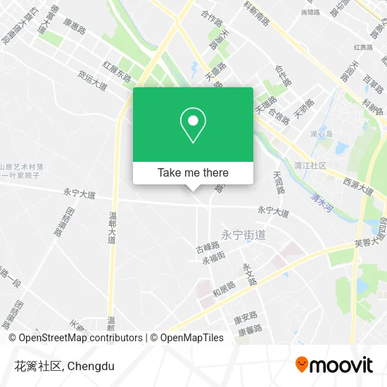 花篱社区 map