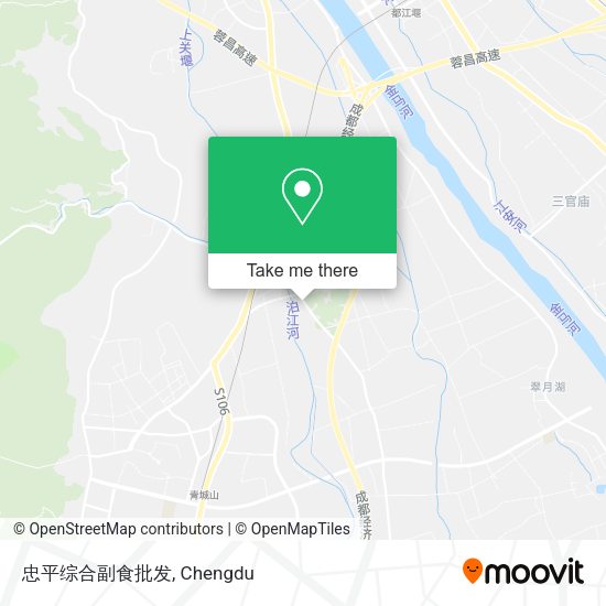 忠平综合副食批发 map
