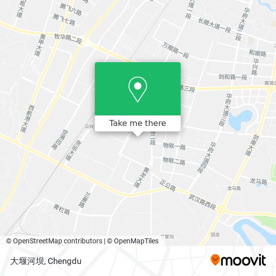 大堰河坝 map