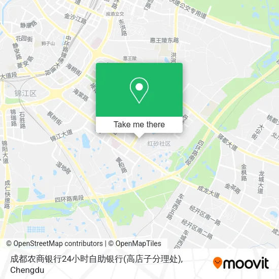 成都农商银行24小时自助银行(高店子分理处) map