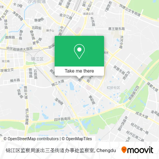 锦江区监察局派出三圣街道办事处监察室 map