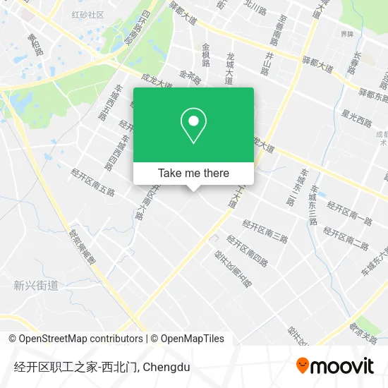 经开区职工之家-西北门 map