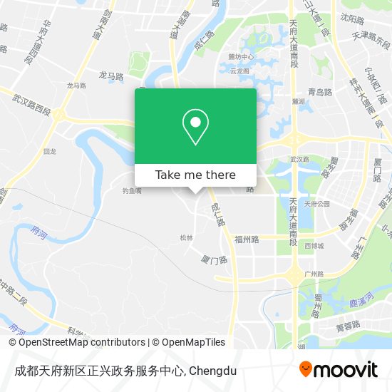 成都天府新区正兴政务服务中心 map