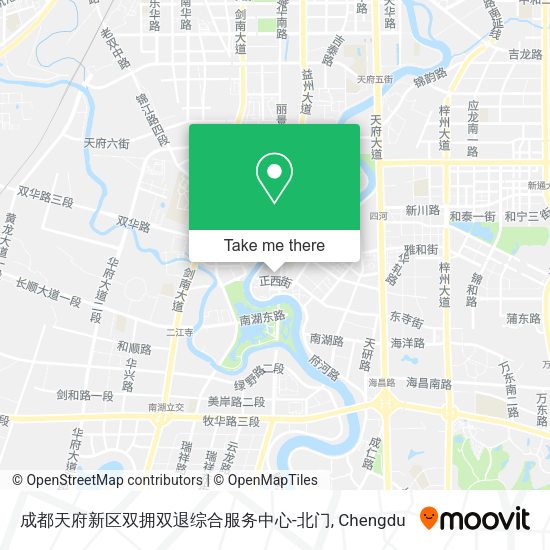 成都天府新区双拥双退综合服务中心-北门 map