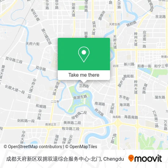 成都天府新区双拥双退综合服务中心-北门 map
