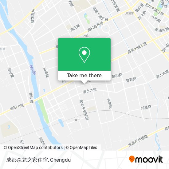 成都森龙之家住宿 map