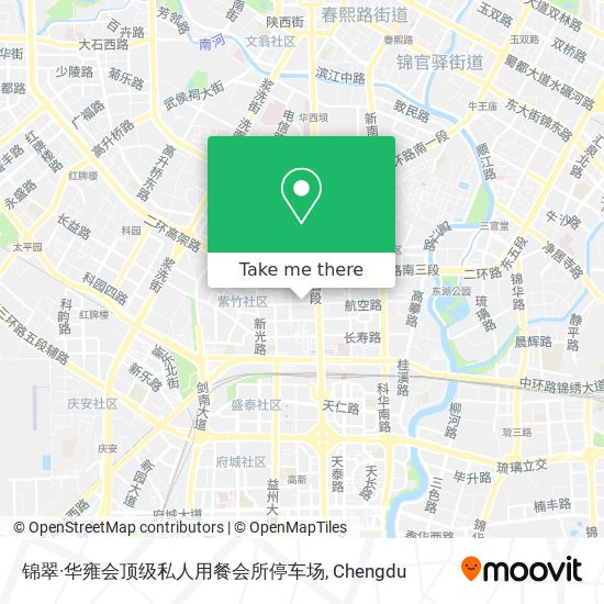 锦翠·华雍会顶级私人用餐会所停车场 map