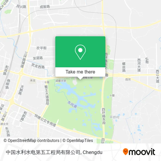 中国水利水电第五工程局有限公司 map