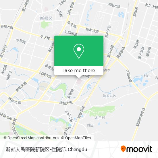新都人民医院新院区-住院部 map