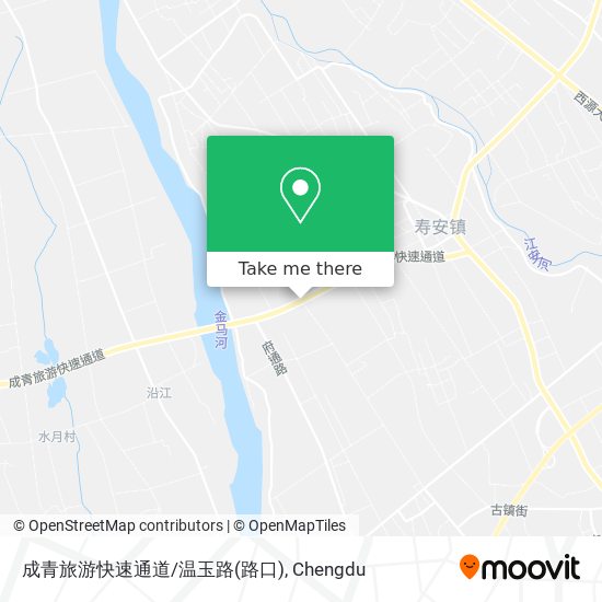 成青旅游快速通道/温玉路(路口) map