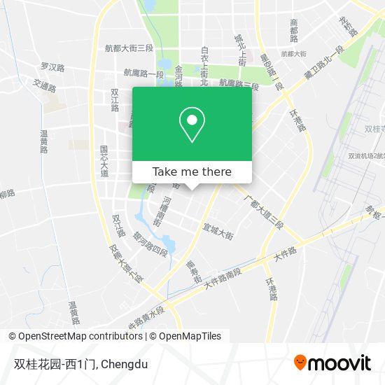 双桂花园-西1门 map