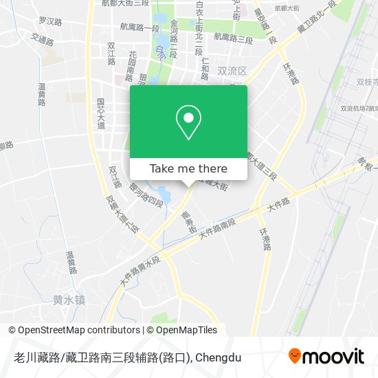 老川藏路/藏卫路南三段辅路(路口) map