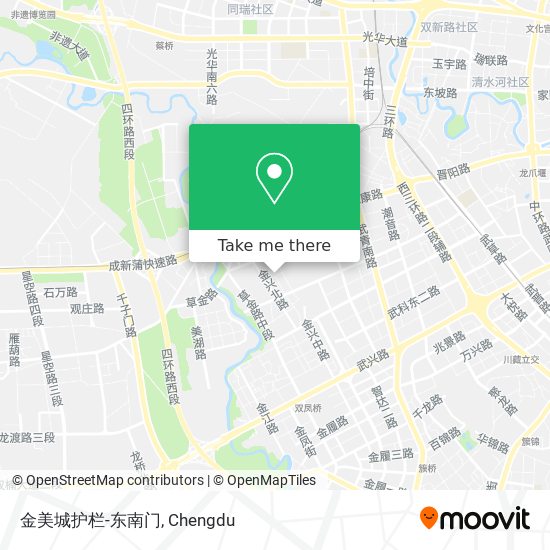 金美城护栏-东南门 map
