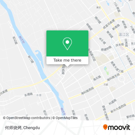 何师烧烤 map