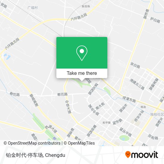 铂金时代-停车场 map
