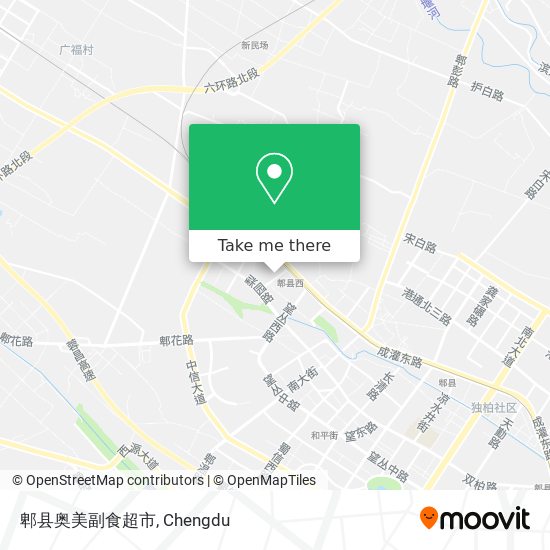 郫县奥美副食超市 map
