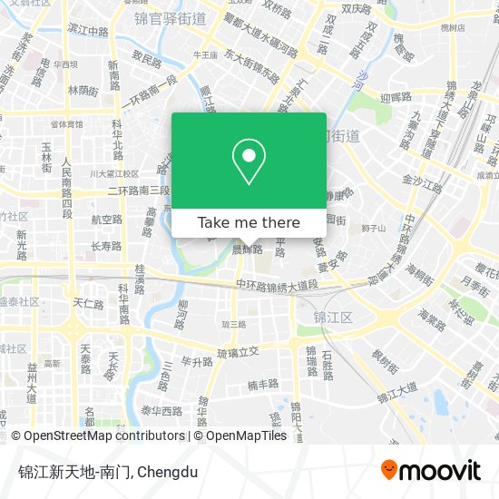 锦江新天地-南门 map