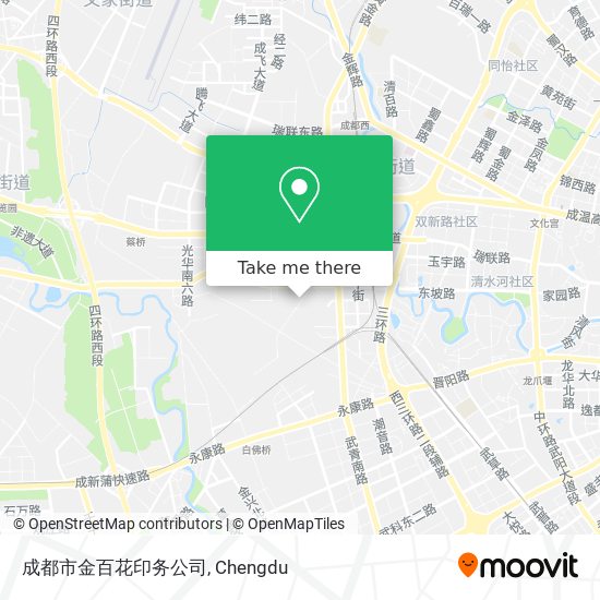 成都市金百花印务公司 map