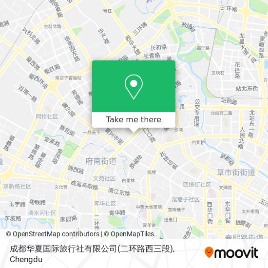 成都华夏国际旅行社有限公司(二环路西三段) map