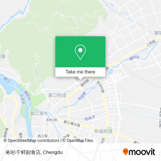 彬杉干鲜副食店 map