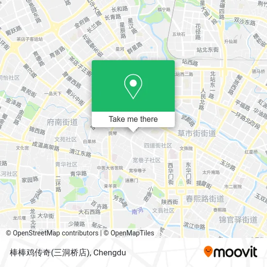 棒棒鸡传奇(三洞桥店) map