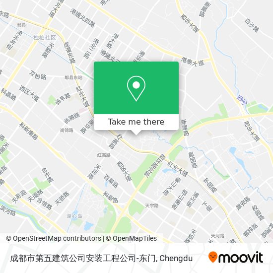 成都市第五建筑公司安装工程公司-东门 map