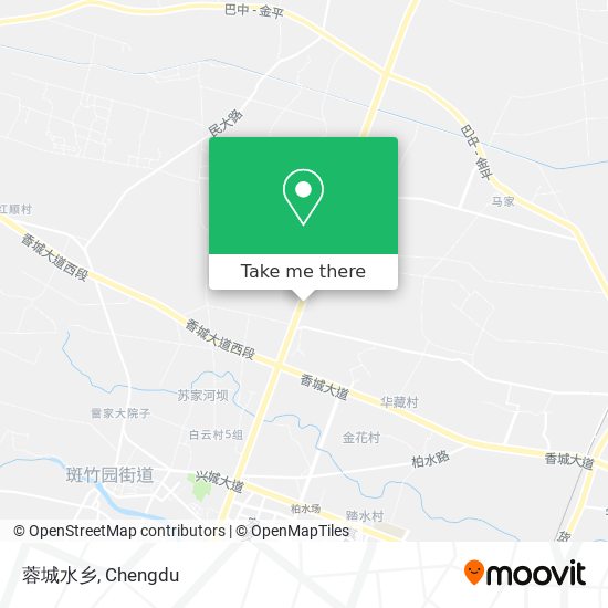 蓉城水乡 map