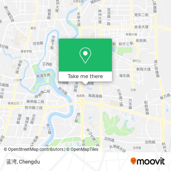 蓝湾 map