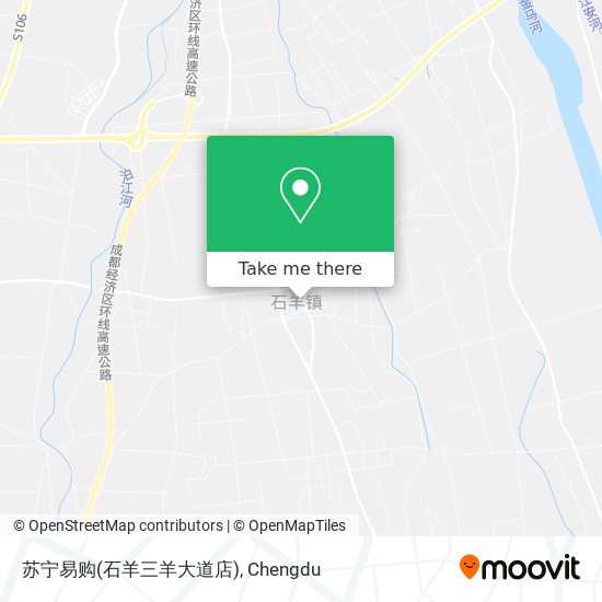 苏宁易购(石羊三羊大道店) map