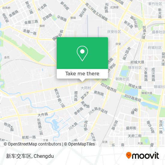 新车交车区 map