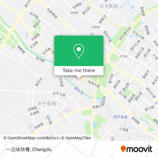 一点味快餐 map