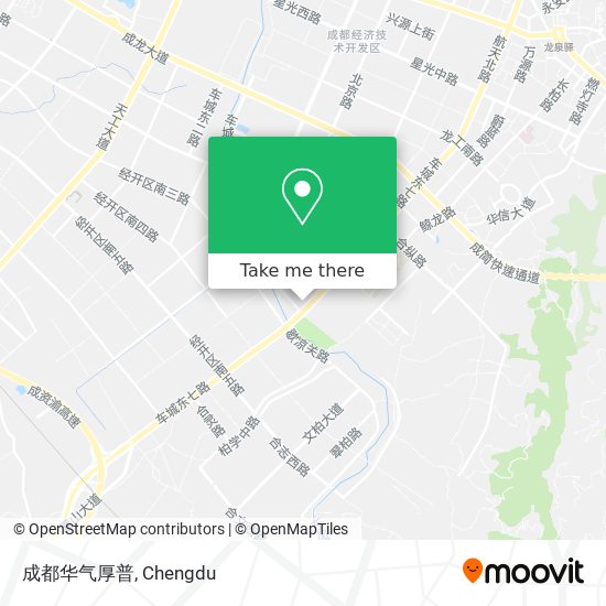 成都华气厚普 map
