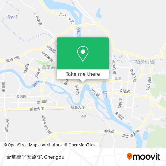 金堂馨平安旅馆 map