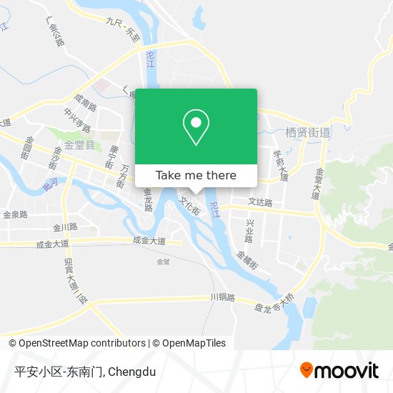 平安小区-东南门 map
