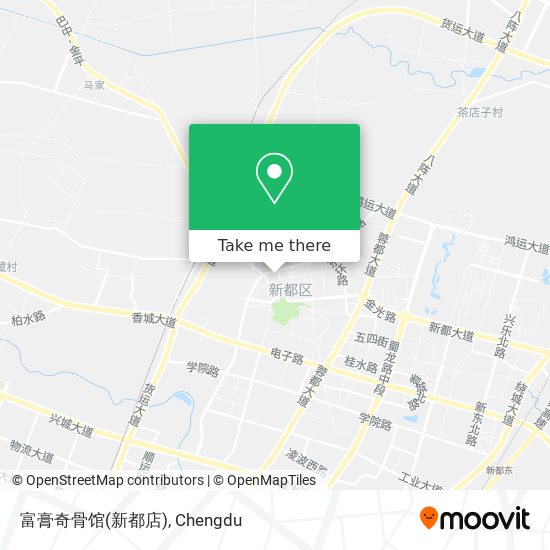 富膏奇骨馆(新都店) map